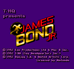 James Bond Jr. (Europe) Title Screen